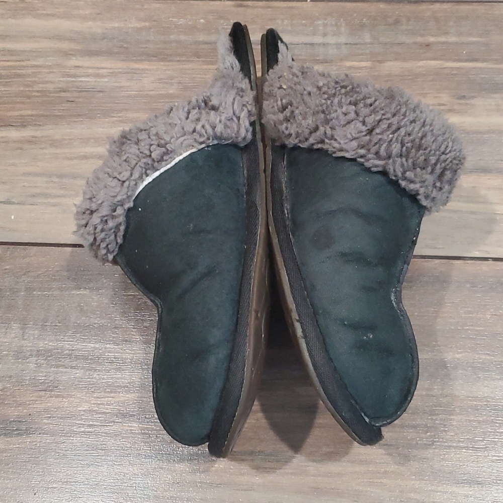 UGG Women Insulated lined Sheepskin fur slippers flat flip flip sz 7 - Picture 7 of 11